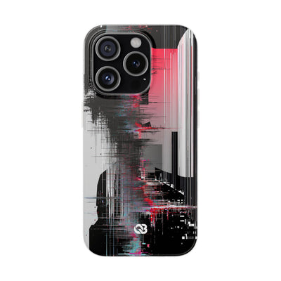 Black Lite Phone Case for iPhone - Crimson Data Leak