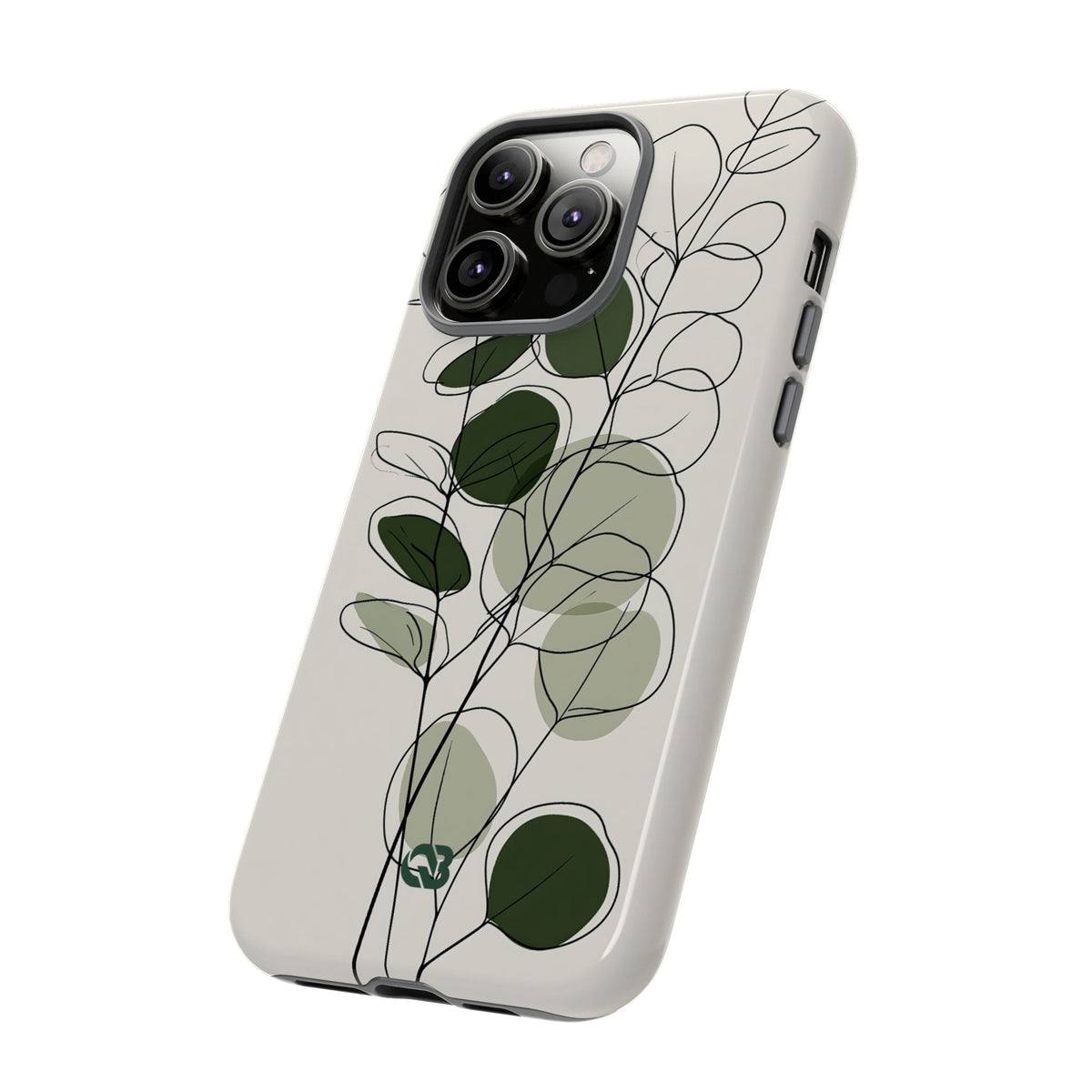 Eucalyptus Foliage Study · Tough Phone Case for iPhone · Green