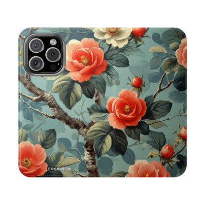 Pink Camellia - iPhone 16 Pro Case - Wallet