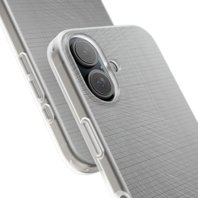 Grey Lite Phone Case for iPhone - Chrome Mesh Warp