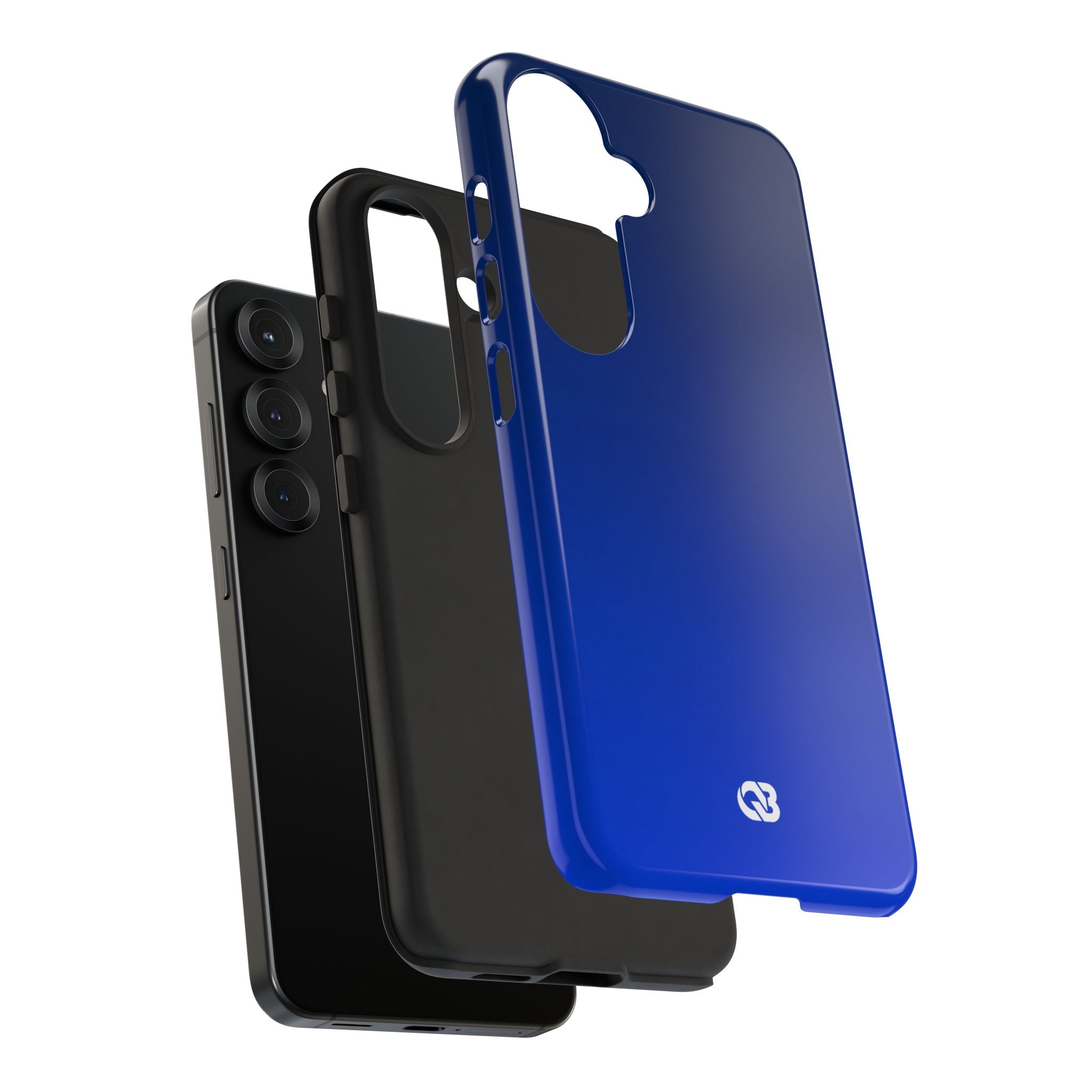 Blue Tough Phone Case for Samsung - Cobalt Depth Shift