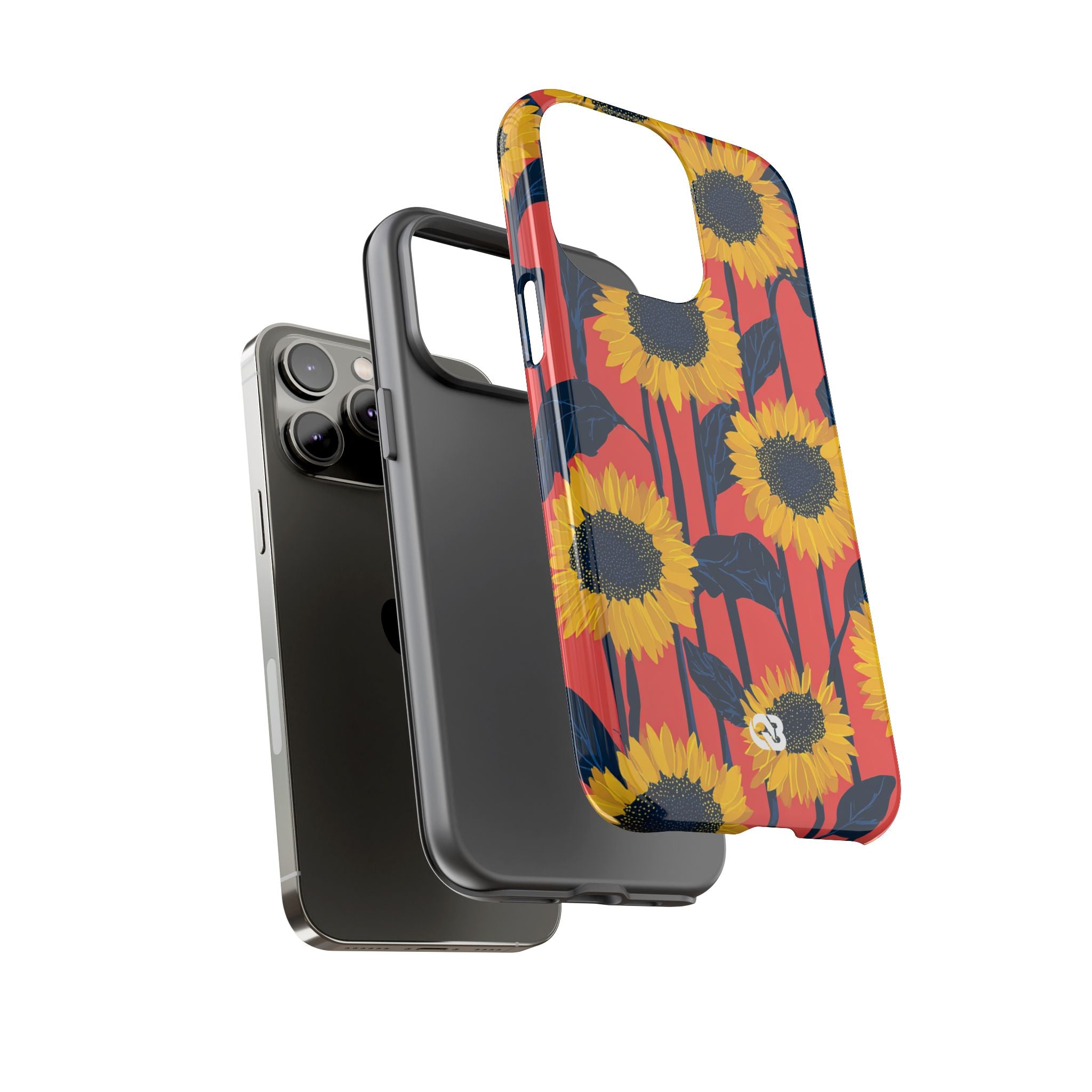 Solar Navy Bloom · Tough Phone Case for iPhone