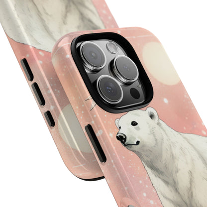 Polar Bear Radiance iPhone 16 Pro Case - Tough