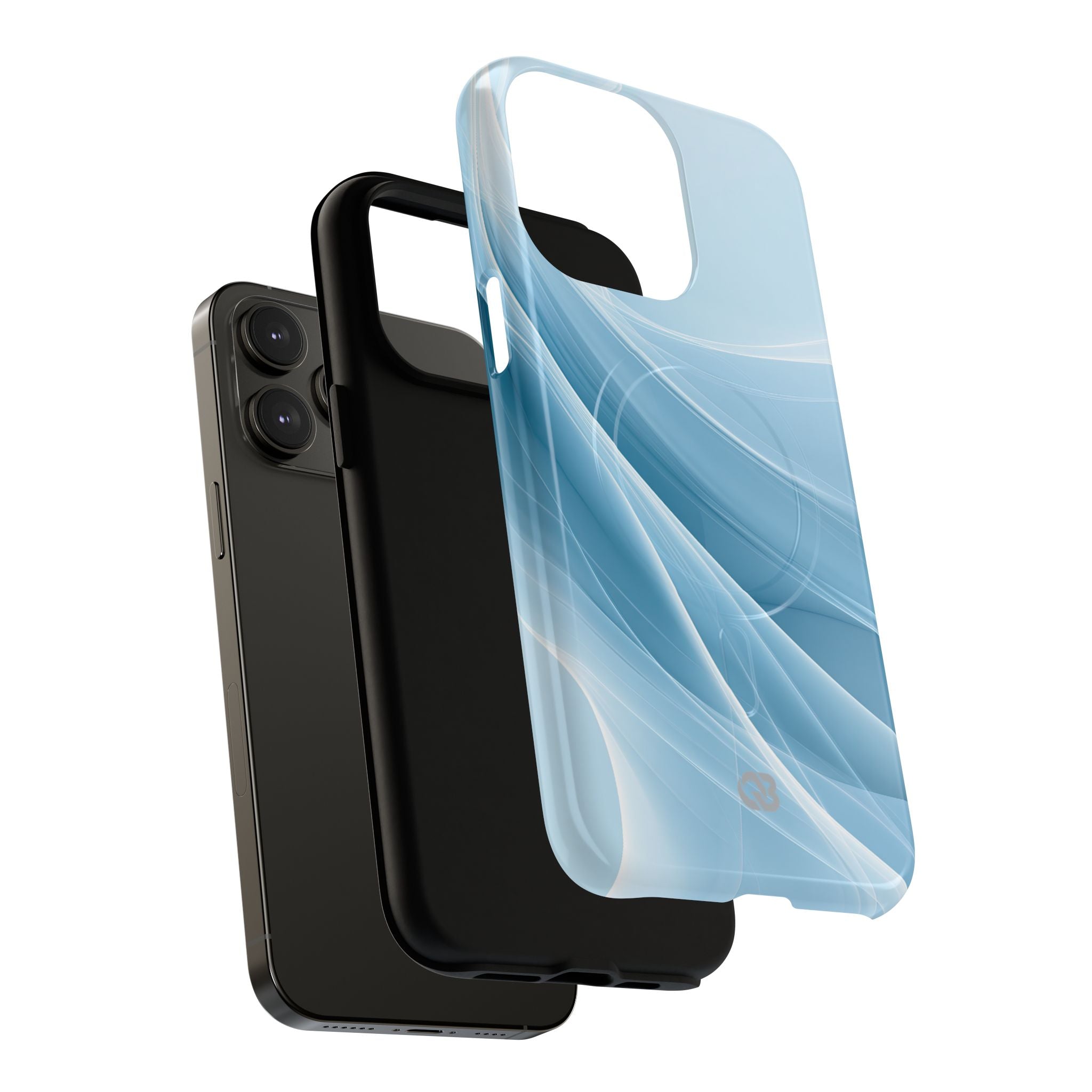 Blue Tough 2.0 Magsafe Phone Case for iPhone - Arctic Silk Drift