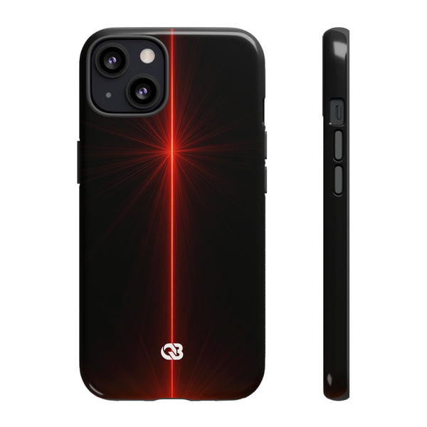 Crimson Zenith · Tough Phone Case for iPhone · Red