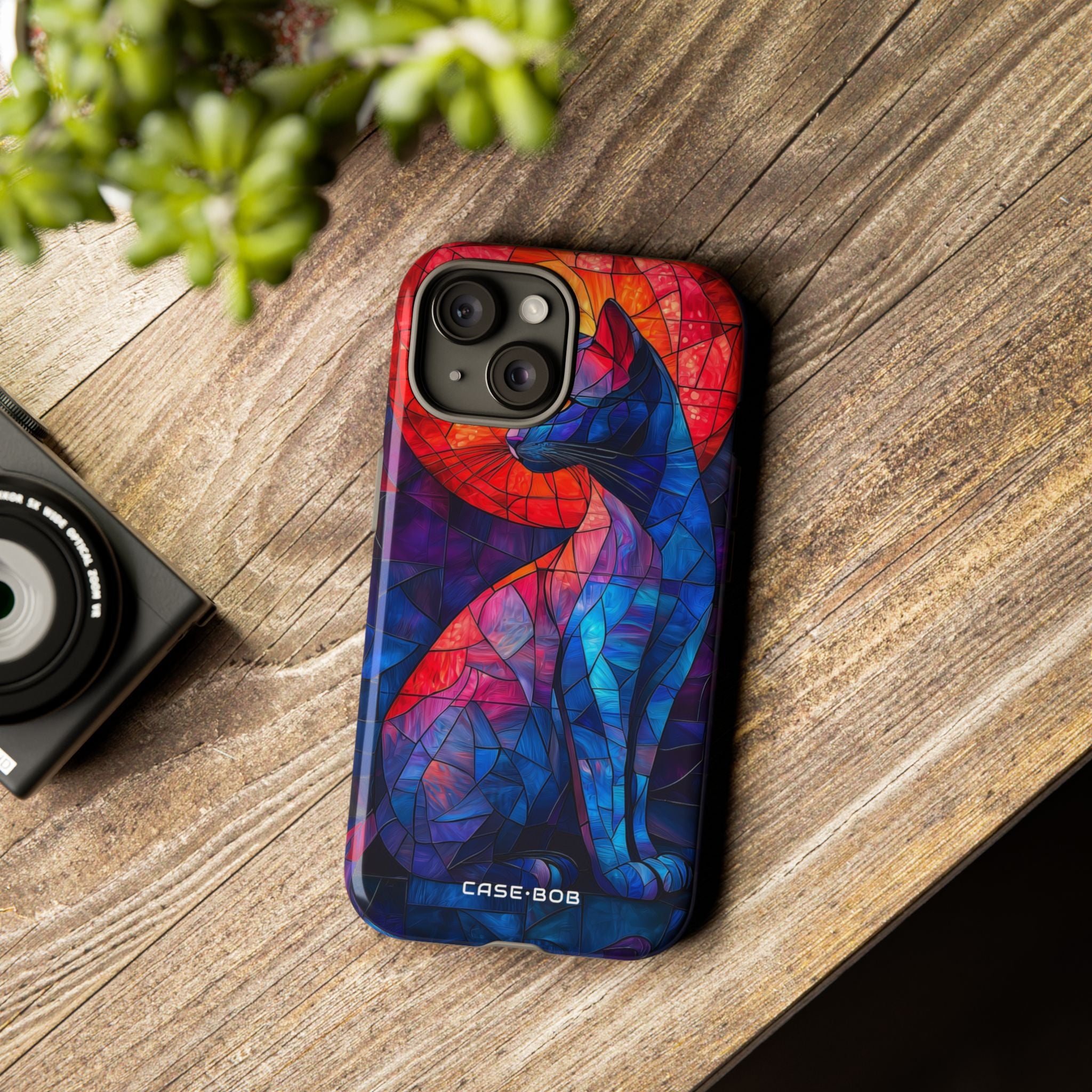 Celestial Cat iPhone 15 Skal - Tough