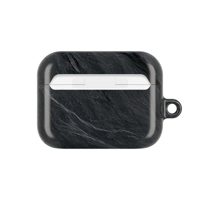 Dark Slate Strata · Hard Case for AirPods & AirPods Pro · Black