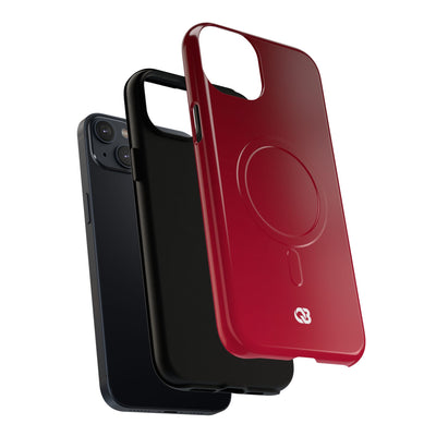 Red Tough 2.0 Magsafe Phone Case for iPhone - Crimson Velvet Fade