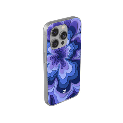 Periwinkle Strata Bloom · Lite Phone Case for iPhone ·  Purple