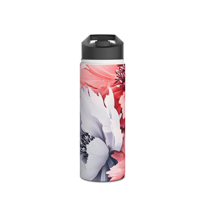 Coral Blossom - Stainless Steel Water Bottle