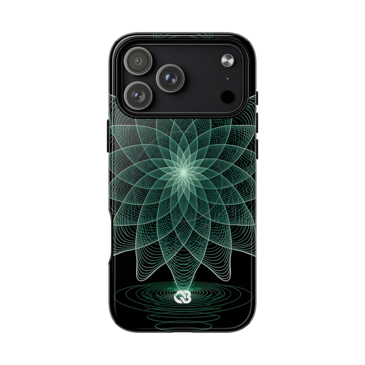 Verdant Harmonic Bloom · Tough 2.0 Magnetic Phone Case for iPhone · Black