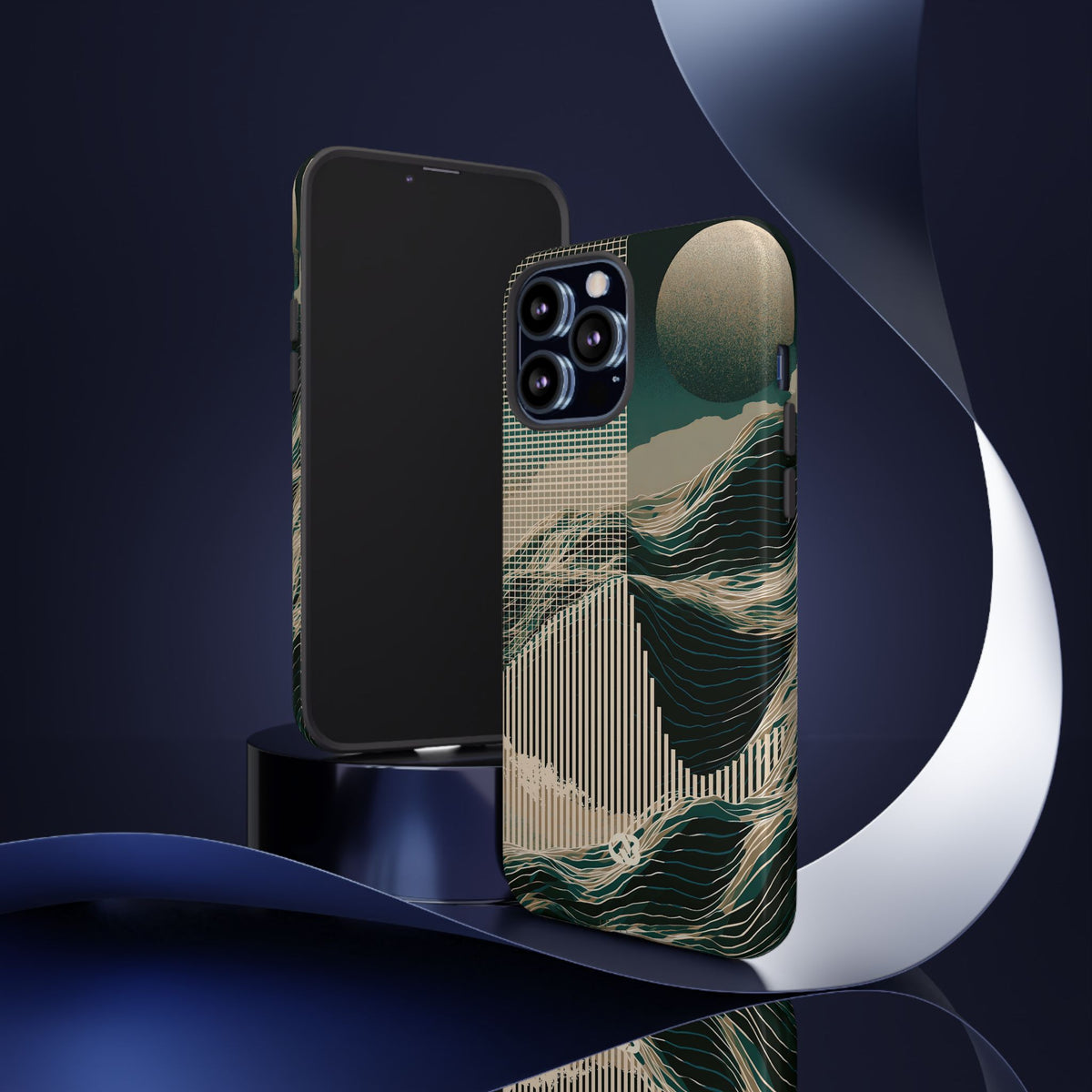 Orbital Terrain · Tough Phone Case for iPhone · Green