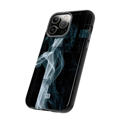 Black Tough Phone Case for iPhone - Arctic Vapor Grid