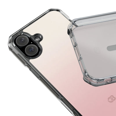 Pink Impact MagSafe Phone Case for iPhone - Frosted Blush Horizon