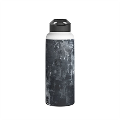 Midnight Brushstroke - Stainless Steel Water Bottle