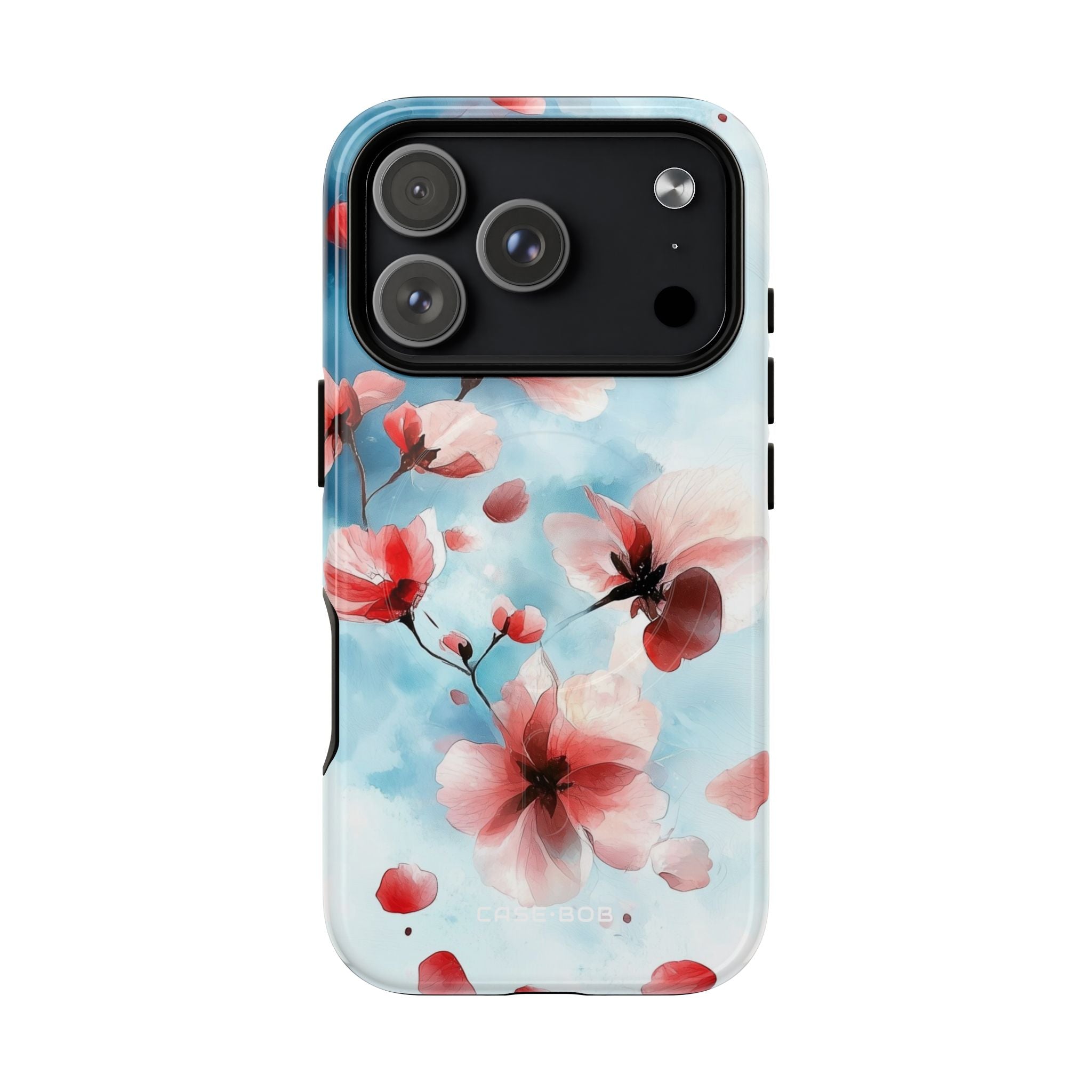 Pink Blossom Drift iPhone 17 Pro Case - Tough+ - CASE•BOB