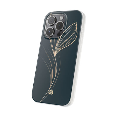 Teal Lite Phone Case for iPhone - Sandstone Silk Flora