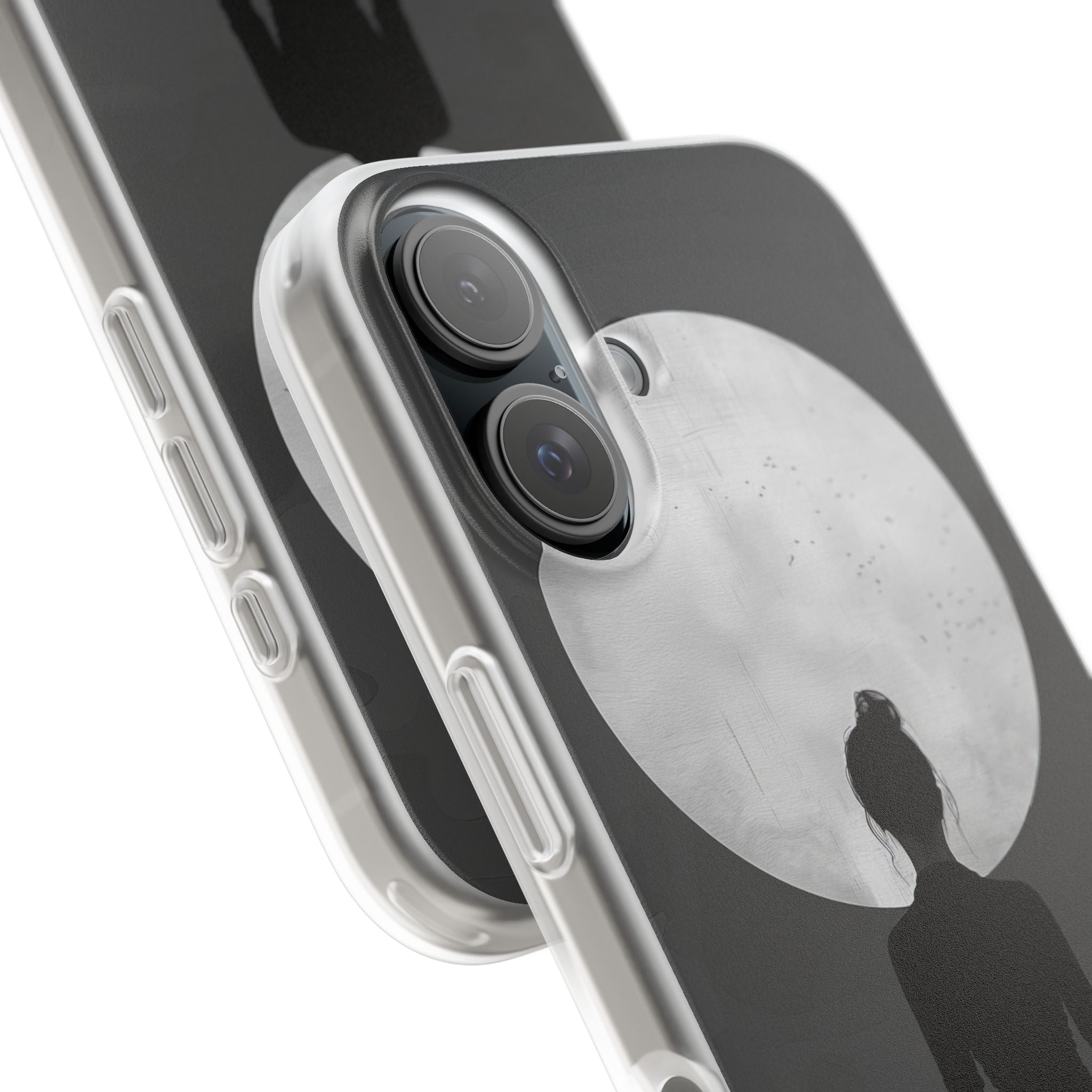 Silhouette Moonlight iPhone 16 Case - Soft
