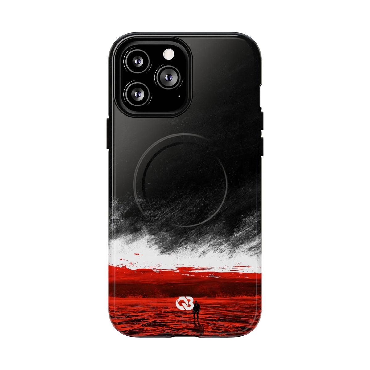 Crimson Void · Tough 2.0 Magnetic Phone Case for iPhone · Black
