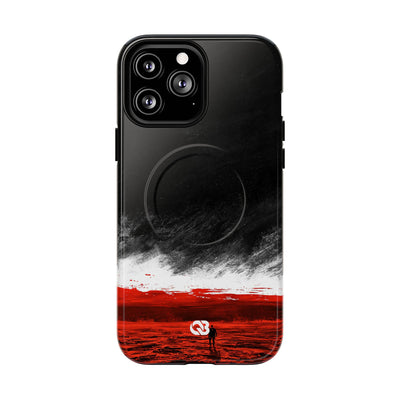 Crimson Void · Tough 2.0 Magnetic Phone Case for iPhone · Black