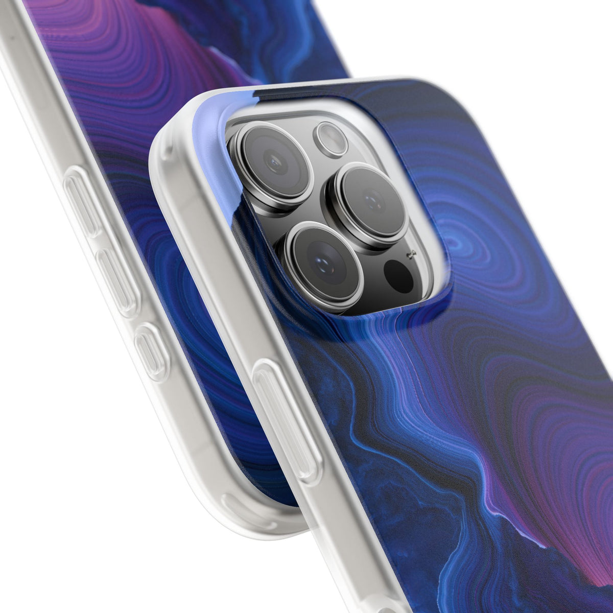 Radiant Strata · Lite Phone Case for iPhone ·  Blue