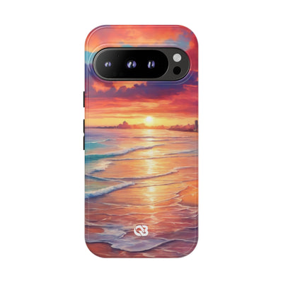 Crimson Shore Horizon · Tough Phone Case for Google Pixel