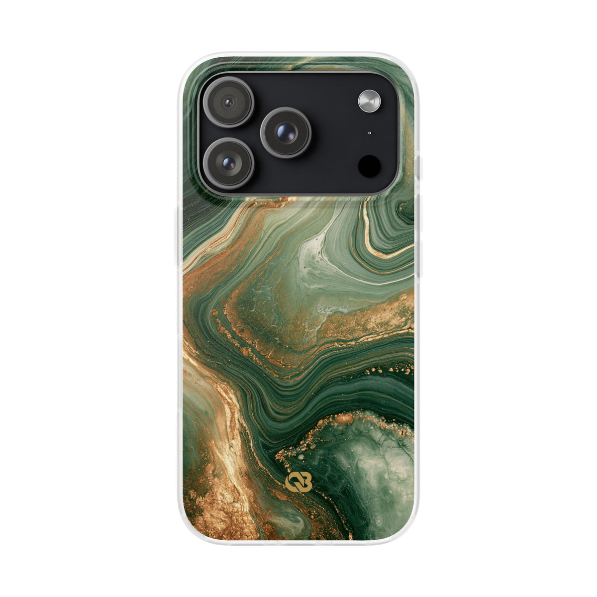 Jade Suminagashi · Lite Phone Case for iPhone ·  Green