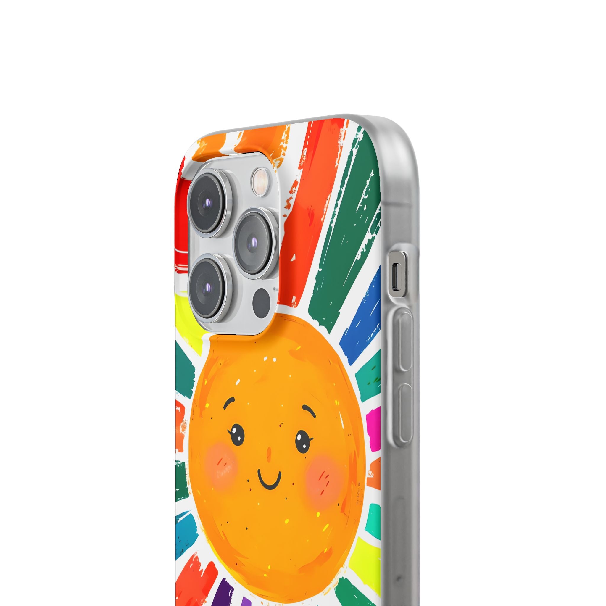 Vibrant Solar Smile · Soft Phone Case for iPhone