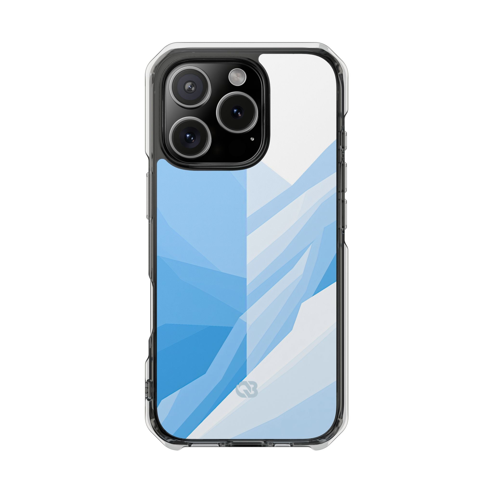 Blue Impact MagSafe Phone Case for iPhone - Arctic Glacial Ridge