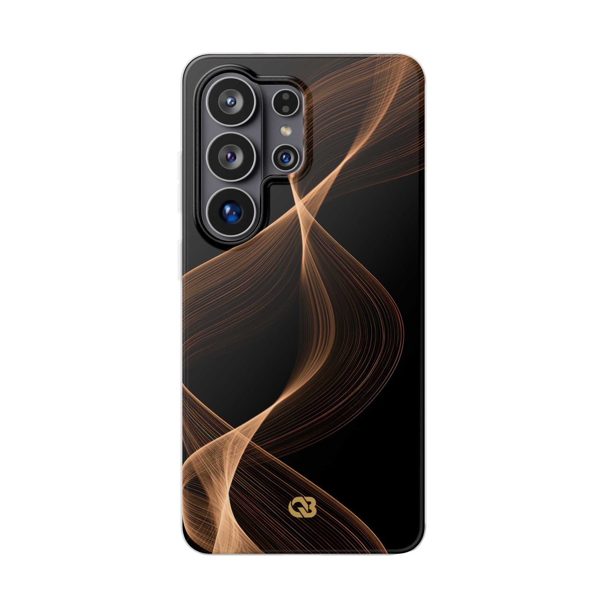 Brown Lite Phone Case for Samsung - Copper Silk Wave