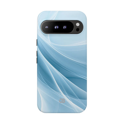 Blue Tough Phone Case for Google Pixel - Arctic Silk Drift
