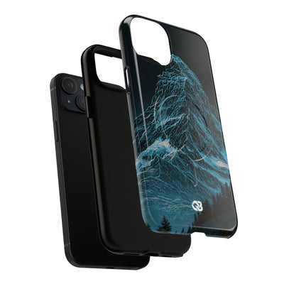 Glacial Alpine Peak · Tough 2.0 Magnetic Phone Case for iPhone · Blue