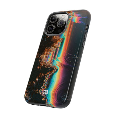 Prismatic Circuit · Tough Phone Case for iPhone · Black