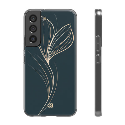 Teal Lite Phone Case for Samsung - Sandstone Silk Flora