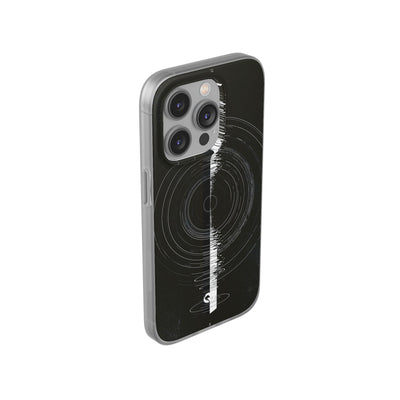 Black Lite Phone Case for iPhone - Obsidian Orbital Signal