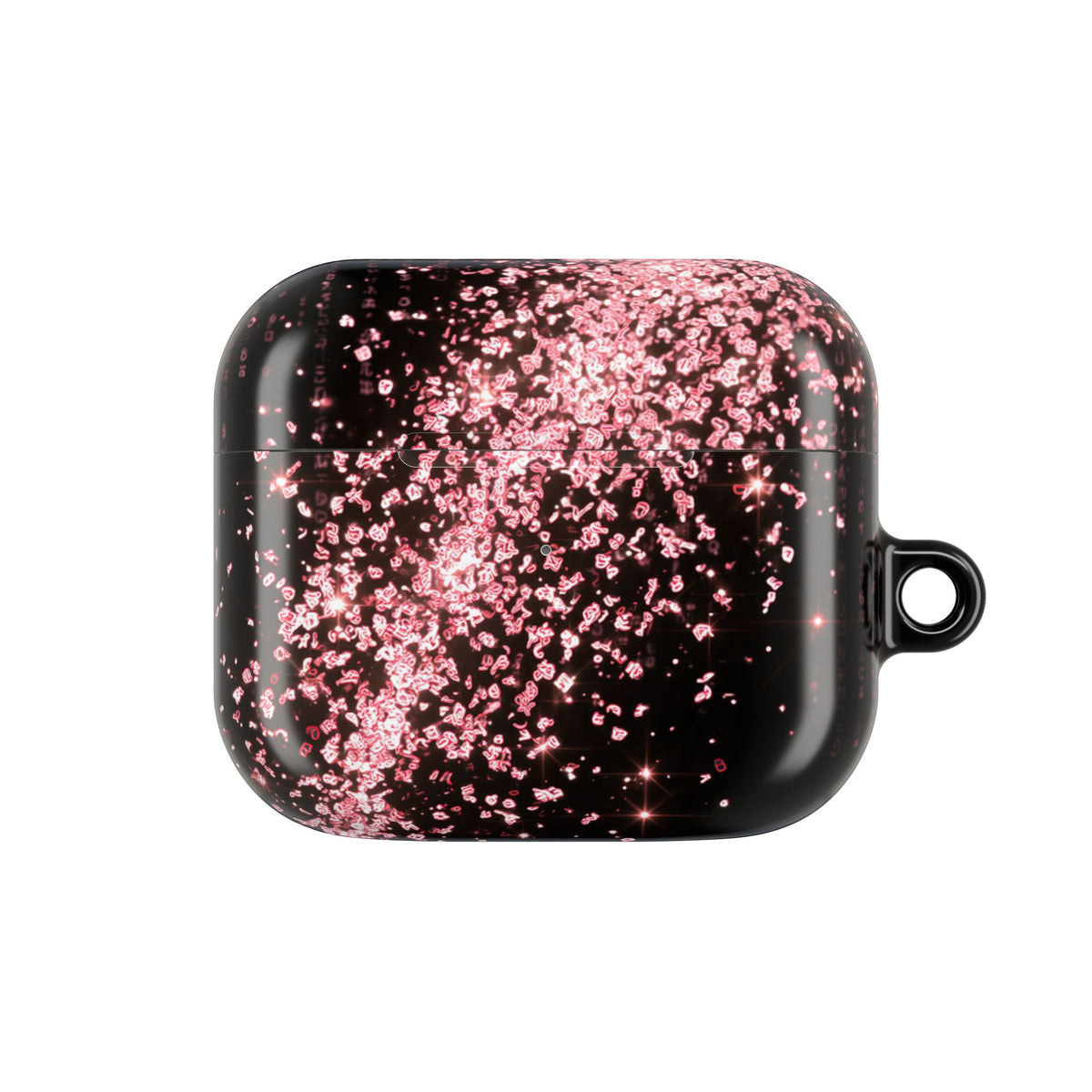 Rose Digital Cascade · Hard Case for AirPods & AirPods Pro · Pink