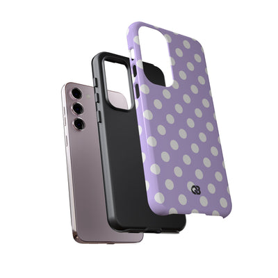 Lavender Polka Grid · Tough Θήκη για Samsung