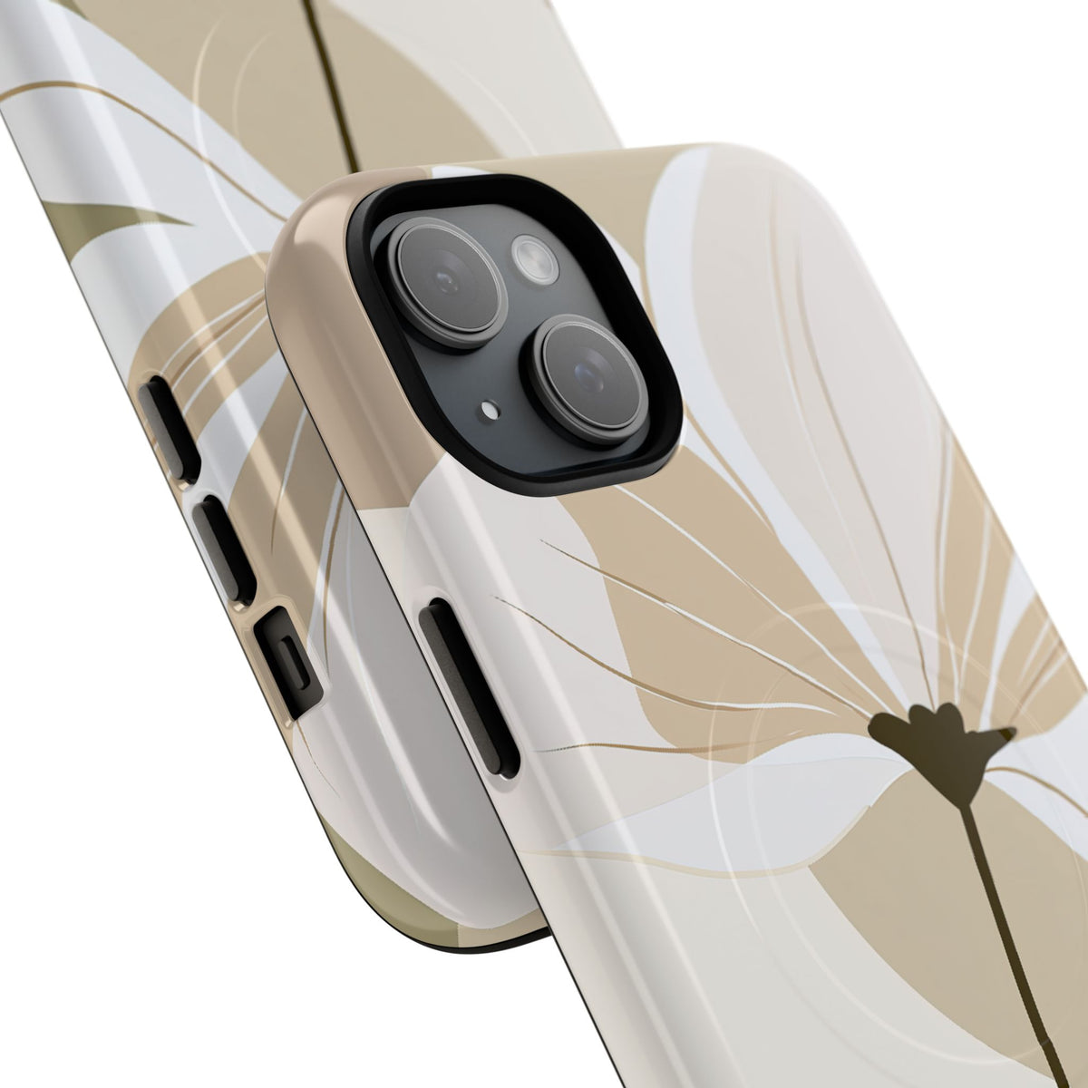 Soft Petal Bloom · Tough 2.0 Magnetic Phone Case for iPhone · Beige