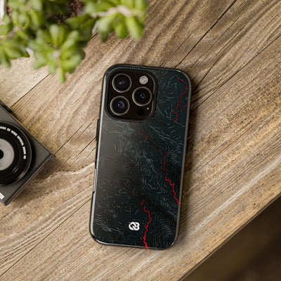 Crimson Rift · Tough Phone Case for iPhone · Black