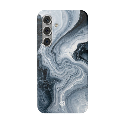 Suminagashi Ink Flow · Lite Phone Case for Samsung · Grey