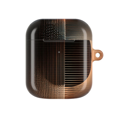 Amber Meridian · Hard Case for AirPods & AirPods Pro · Black