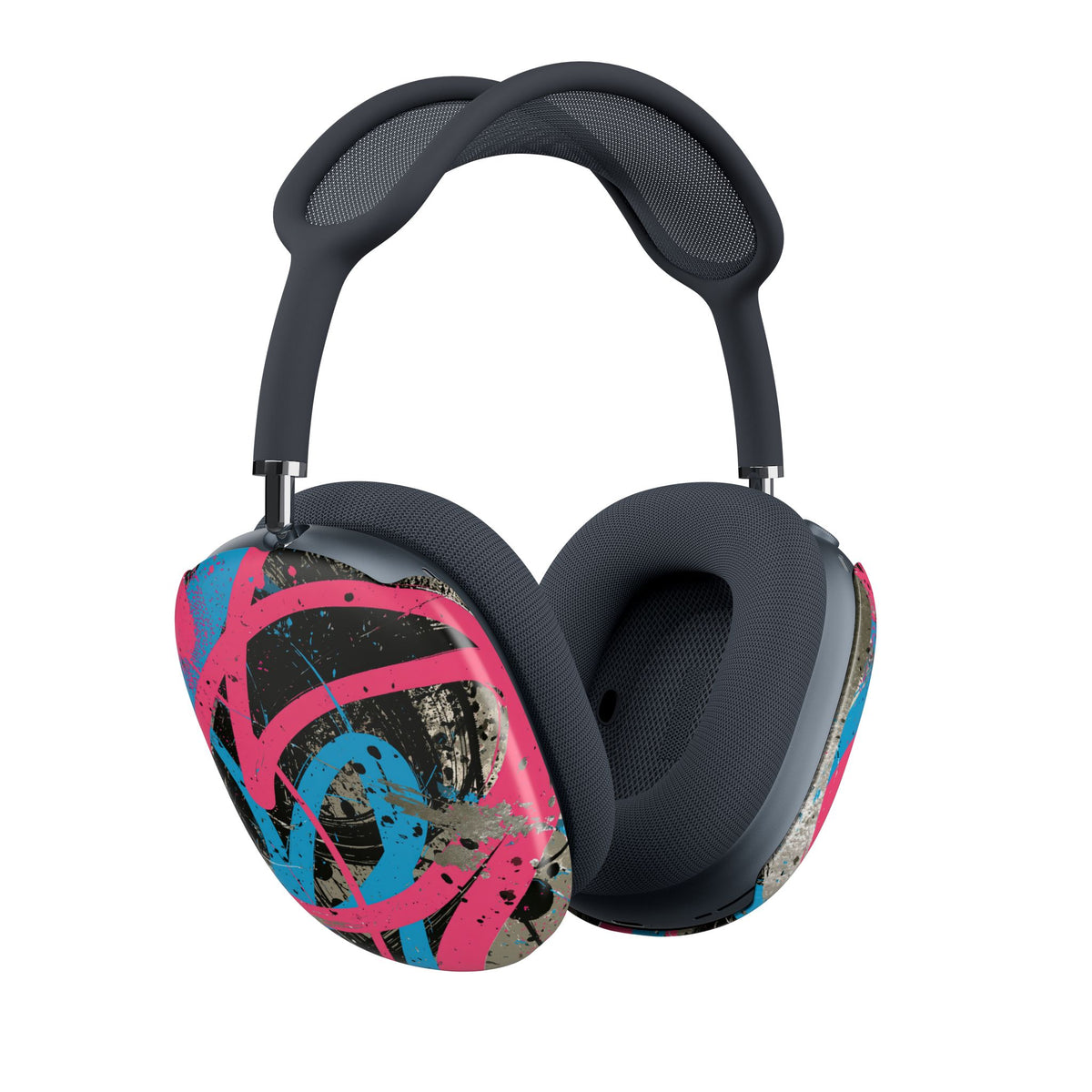 Cyber Splatter Flow · Hard Case for AirPods Max · Pink