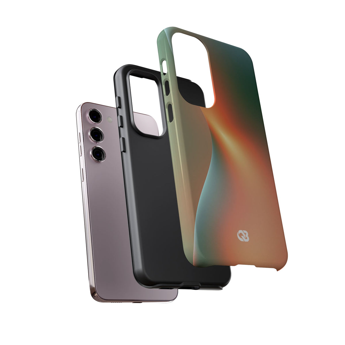 Radiant Contour · Tough Phone Case for Samsung · Orange