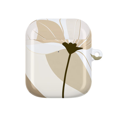 Soft Petal Bloom · Hard Case for AirPods & AirPods Pro · Beige