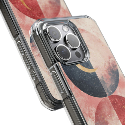 Golden Crescent Circles iPhone 15 Pro Max Case - Impact