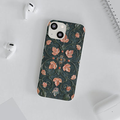 Florentine Rose Arabesque · Lite Phone Case for iPhone ·  Green