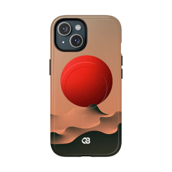 Crimson Sol Ridge · Tough 2.0 Magnetic Phone Case for iPhone · Red