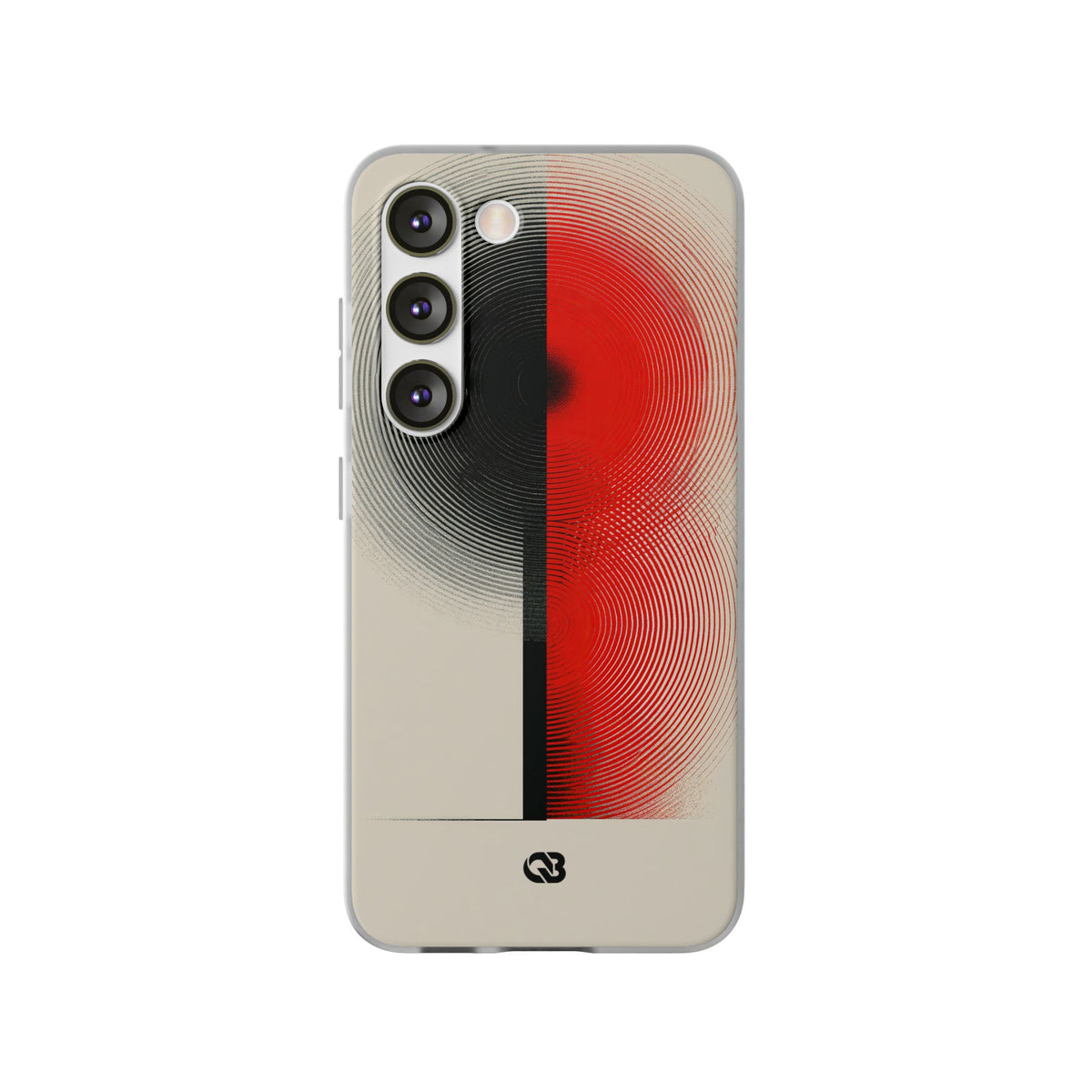Red Lite Phone Case for Samsung - Split Signal Red
