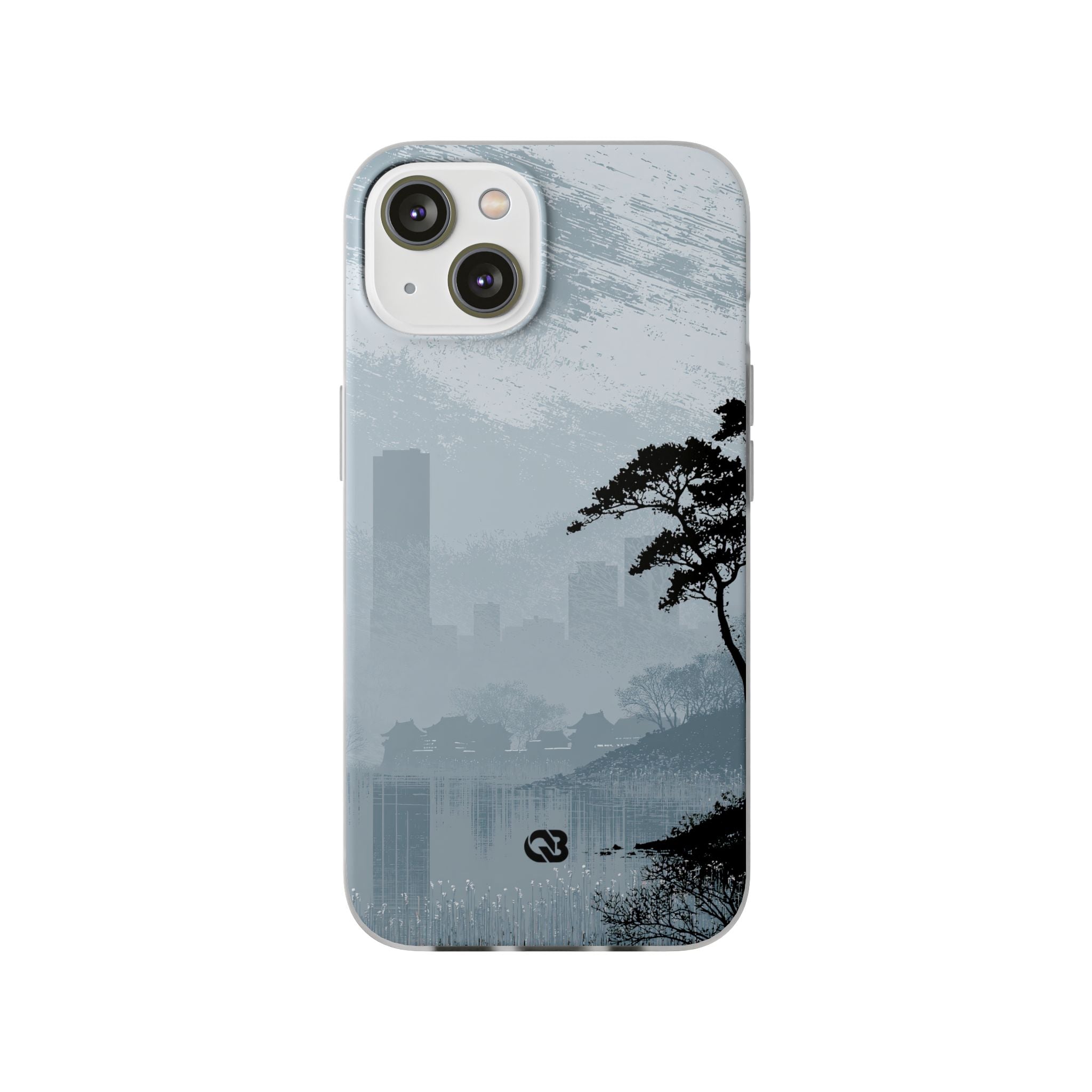 Grey Lite Phone Case for iPhone - Steel Slate Zen