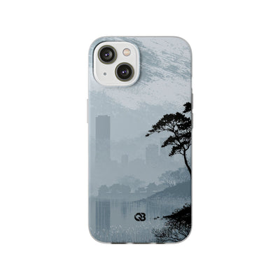 Grey Lite Phone Case for iPhone - Steel Slate Zen